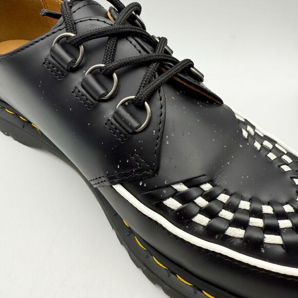 Dr. Martens Womens Ramsey Lace Up Oxfords EU 45 US 12 Black Leather EUC - Picture 14 of 14